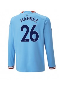 Manchester City Riyad Mahrez #26 Fotballdrakt Hjemme Klær 2022-23 Lange ermer